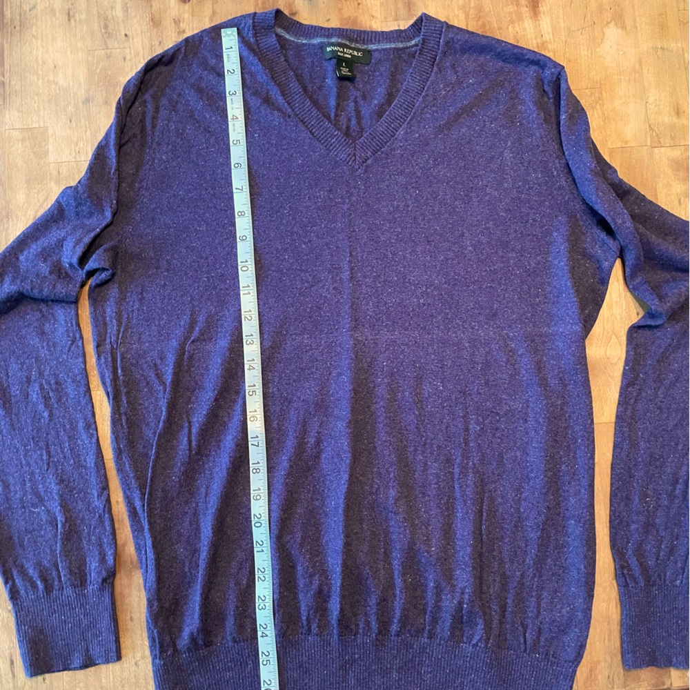 Purple Banana Republic Men’s Sweater